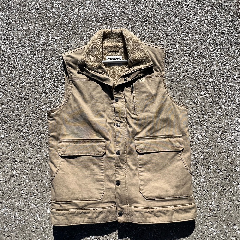 Mountain Khakis Tan Vest Medium